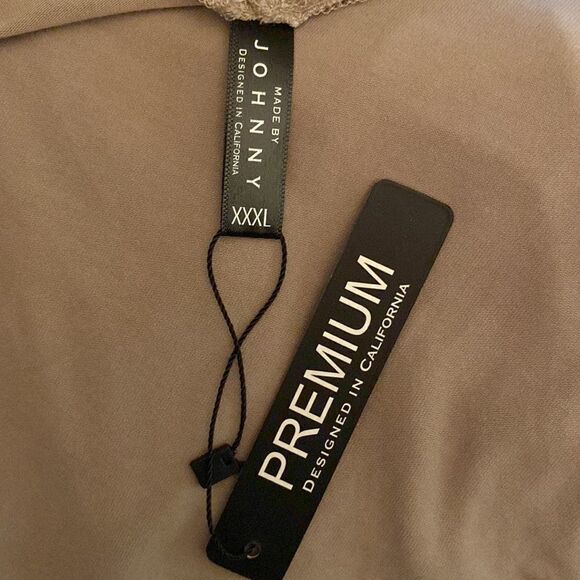 Made by JOHNNY 3XL Taupe Long Sleeve Lightweight Open Cardigan - Picture 4 of 4